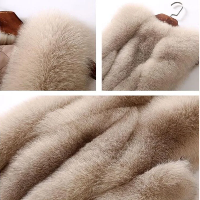 

Natural Fox Fur Vest, 2020 New Warm Fox Fur Waistcoat, Free Shipping, Russian Women's VestShort sleeveless vest