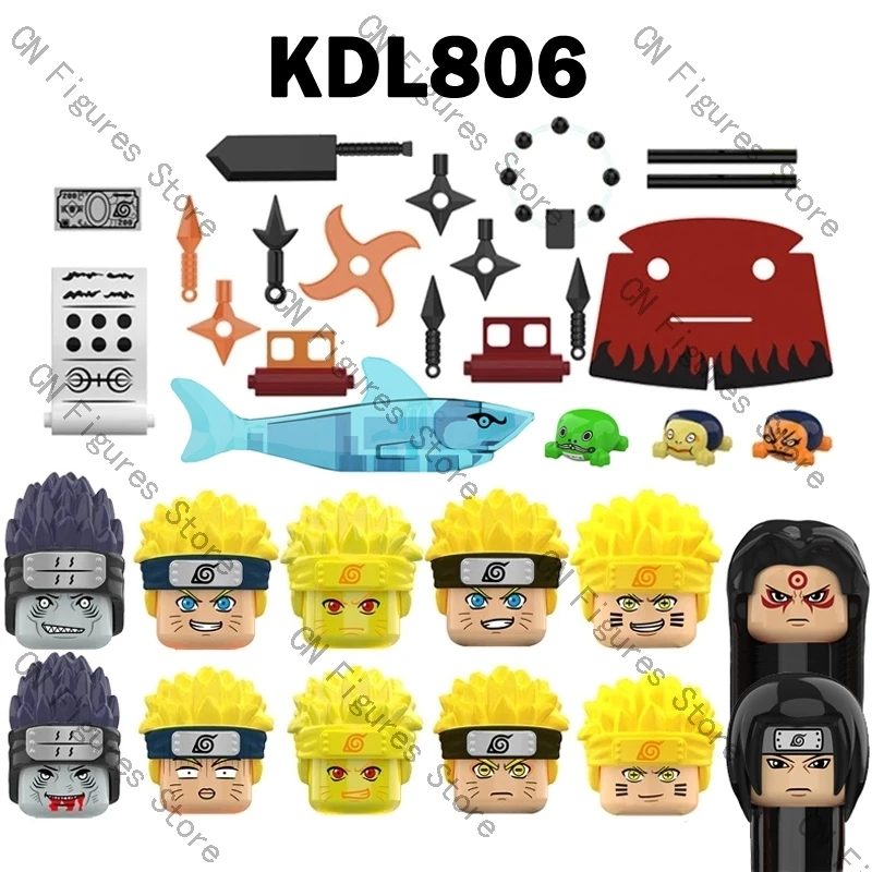 Лидер продаж японские строительные блоки с героями аниме аксессуары для фигурок