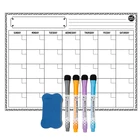 Мягкие магнитные наклейки на холодильник, стену еженедельно Ежемесячный Планировщик Календарь маркеры для доски сообщение заметки Рисунок доска для стен