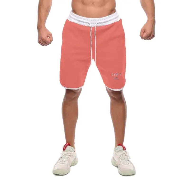

New Muscle LYFT Fitness New Sport Fitness Shorts Men's Basketball Game Training Running Casual Loose Beach Pants