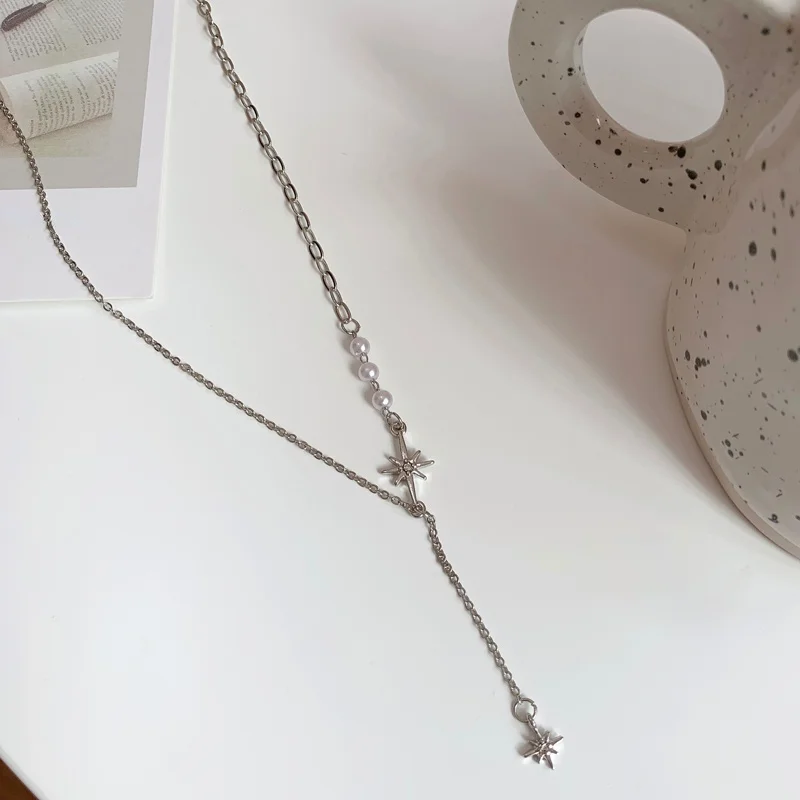 Женские Ювелирные изделия звезда дизайнерское серебряное покрытие просто
