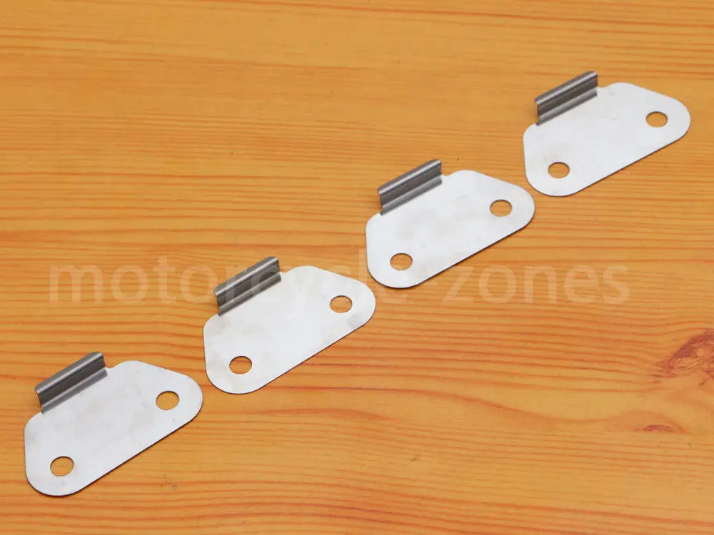 4 шт. Notorcycle Saddlebag Lid Wear Strike Plates Kits для Harley Touring Electra Street Glide Road King 1993 2013|Накладки и