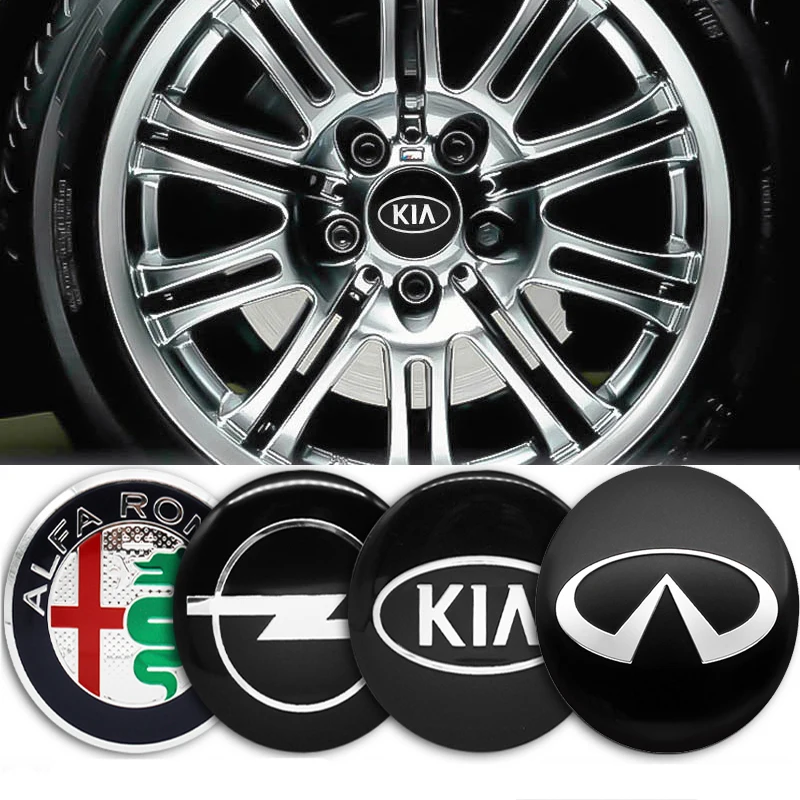 4 шт. 56 мм Центральная втулка колеса автомобиля Кепки эмблемы творчество