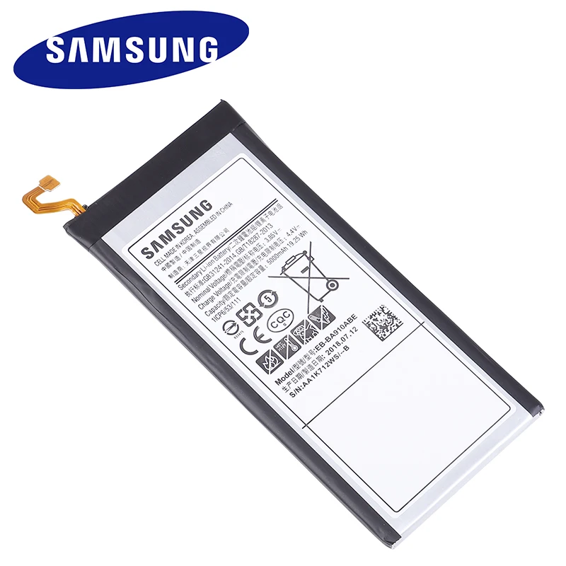 EB-BA910ABE Оригинальная батарея Samsung для GalaxyA9+ A9000 A9 Pro Duos TD-LTE SM-A9100 SM-A910F/DS Замена телефон Батарея