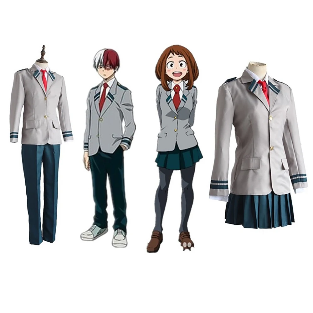 Костюм для косплея Моя геройская Академия очако урарака мидория изуку костюм
