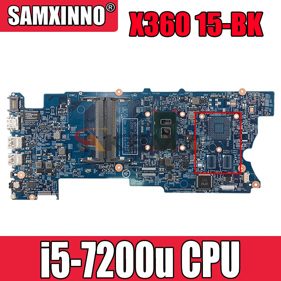

For HP X360 15-BK Series Laptop Motherboard With SR2ZU i5-7200u 863887-601 863887-001 448.06202.0021 MB 100% Tested