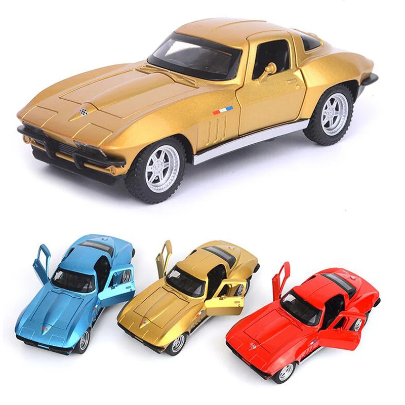 1:32 Simulation Alloy Car Model With Sound And Light Pull Back Three Door Racing Ornaments Children's Toy Gift | Игрушки и хобби