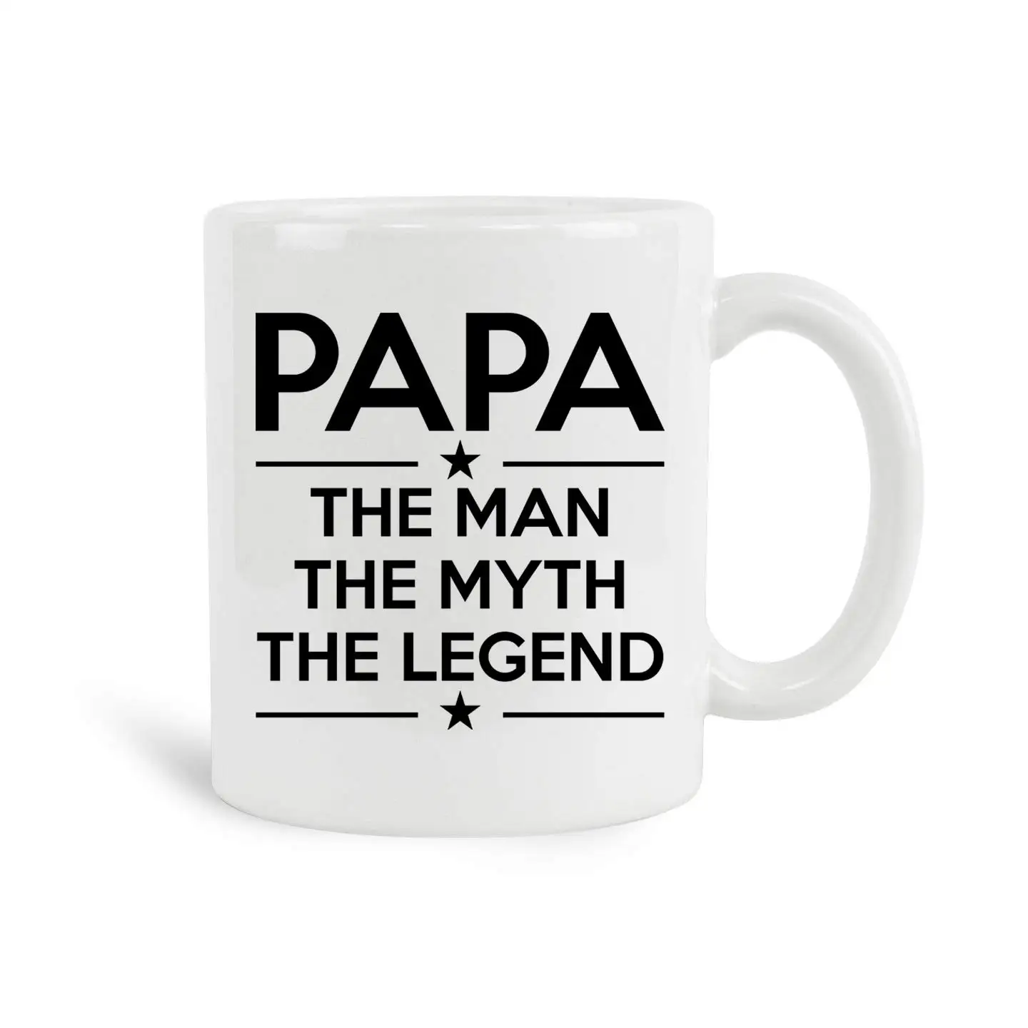 Кофейная кружка Papa The Myth Legend забавные кружки 11 унций лучший уникальный подарок