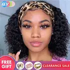 Искусственные человеческие волосы, афро кудрявые, женский парик из человеческих волос, женские парики на голову, человеческие волосы без шнуровки, Wgs