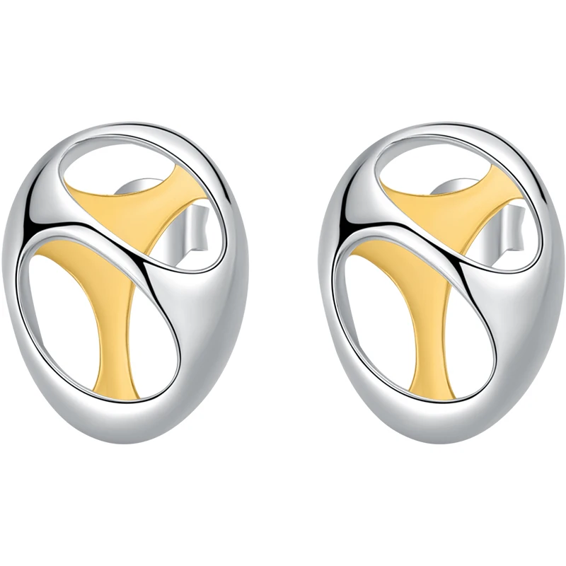 Женские серьги в виде цветка из серебра 925 пробы|Серьги-гвоздики| |