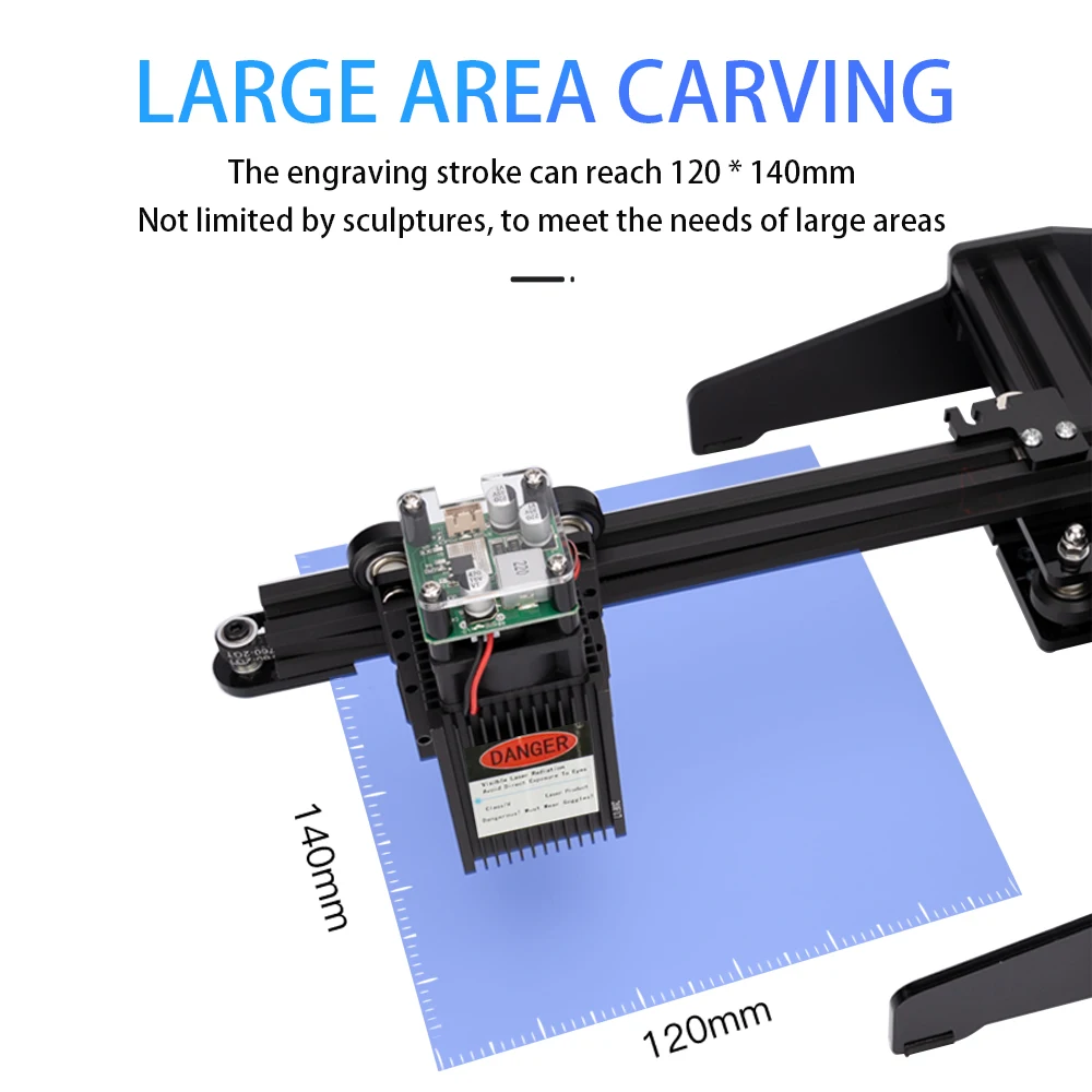 

Wainlux JL4 20W 7W USB Desktop Laser Engraver Machine DIY Logo Mark Printer Cutter CNC Carving Machine140x120mm Engraving Range