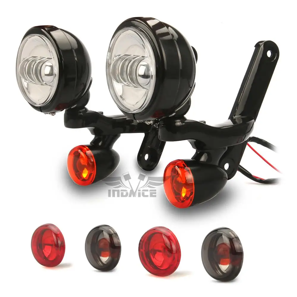 Вспомогательный светильник ing кронштейны туман для harley touring Street Glide Electra Road трайк