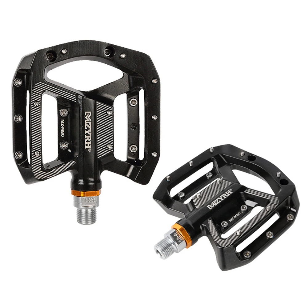 

1 Pair Of Bicycle Pedal Aluminum Alloy Die-Cast Needle Roller Bearing Pedal Mountain Bike Road Bike Riding Accessories M80