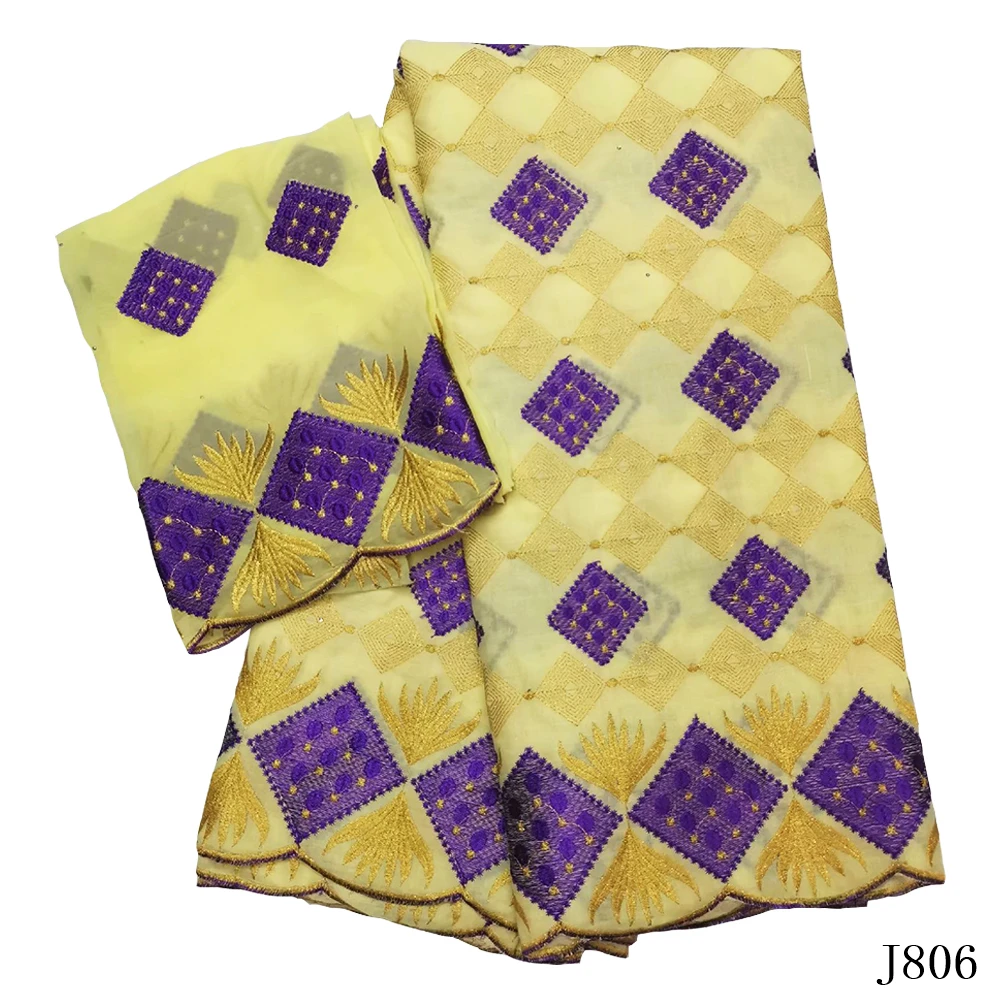 Швейцарское кружевное хлопковое фиолетовое Африканское французское полотно 7