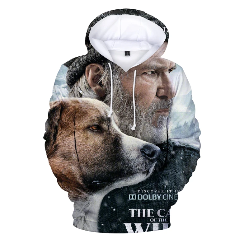 

2021 Movie The Call of The Wild 3d Men Hoodie Autumn Winter Casual Hoodies Women Oversized Streetwear The Call of The Wild Tops