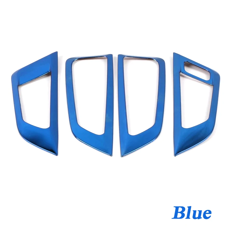 

4PCS Car Styling For Chery Tiggo 7 Pro 2020-Present Car Inner Door Bowl Frame Stickers Sequins Interior Frame Auto Accessory