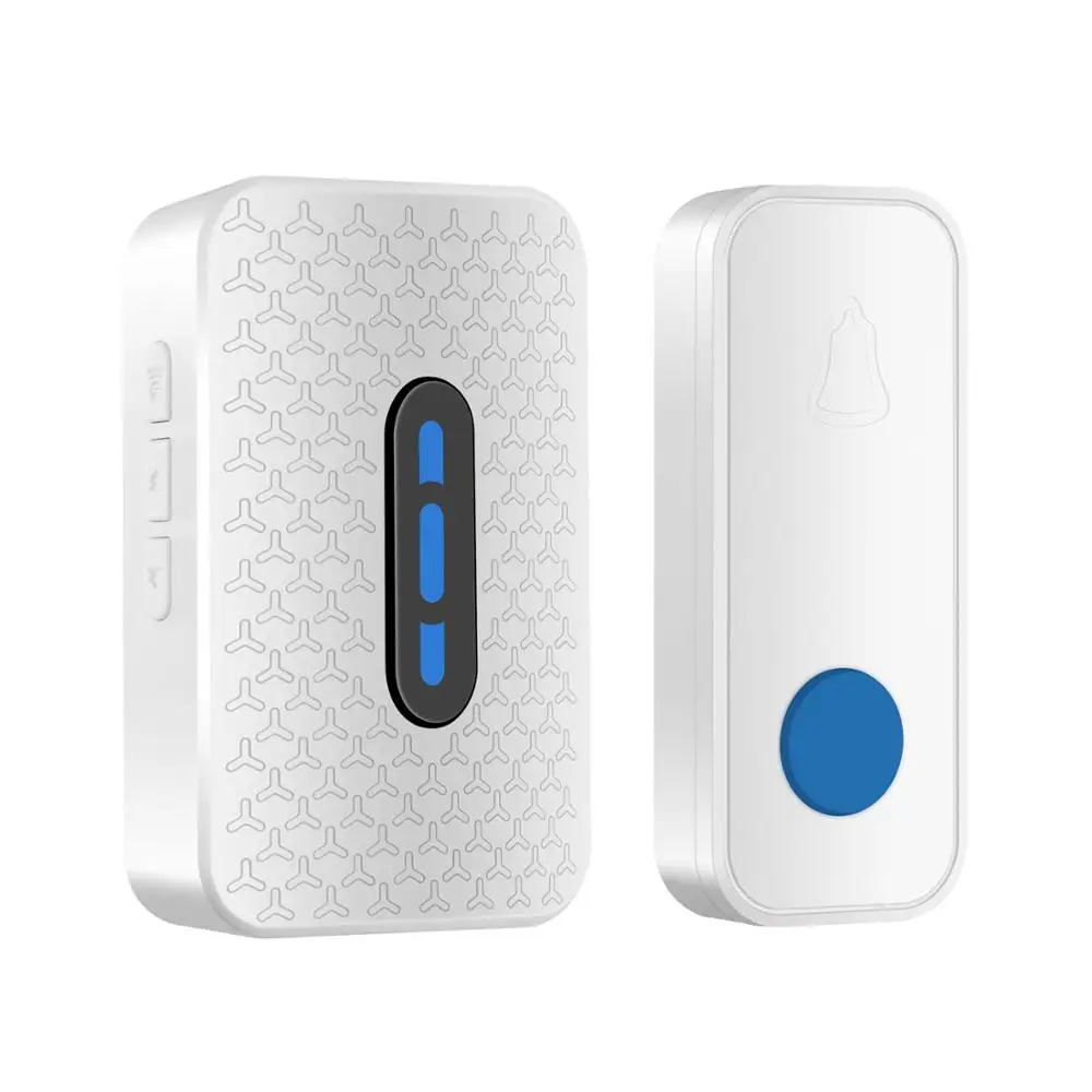 1 drag 1 USB IngHoo умный беспроводной USB дверной звонок 38 ringtone передатчик 200 метров индукция водонепроницаемый для дома шоппинг склад - Цвет: 1 drag 1 USB