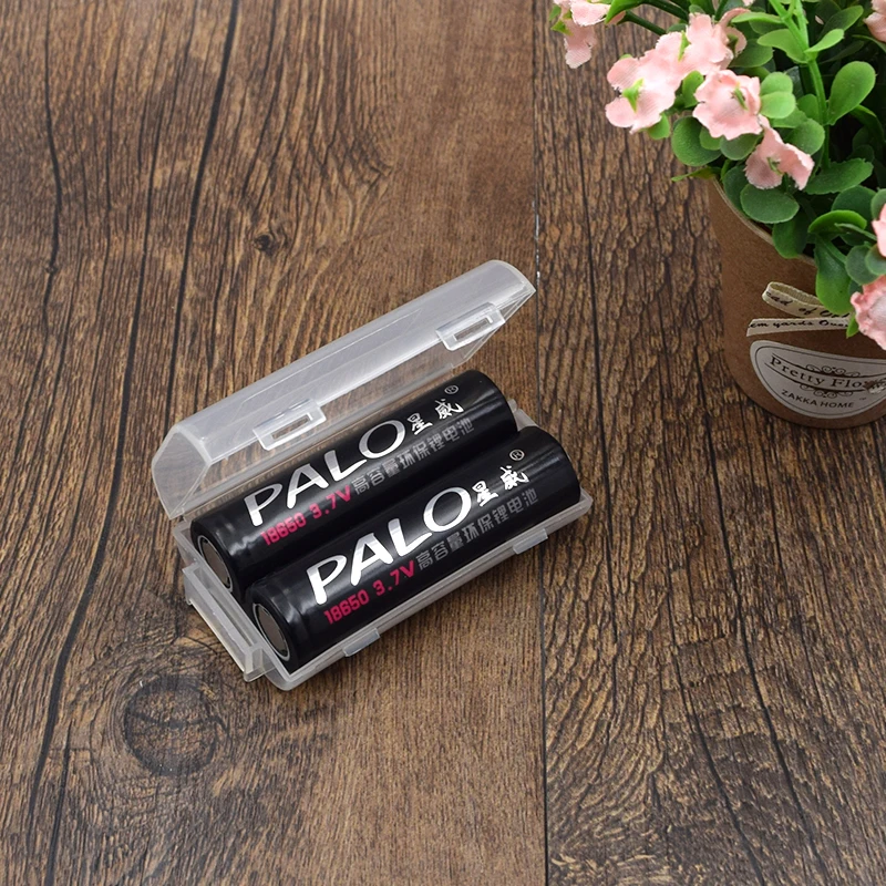 2017 18650 Battery Box 2 шт./компл. портативный чехол для маленького аккумулятора жесткий