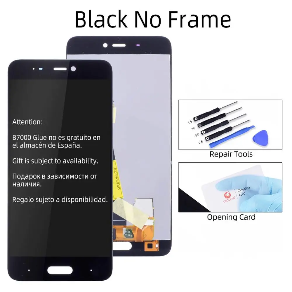 Black No Frame Дисплей для XIAOMI Mi5 Mi 5 ЖК сенсорный экран дигитайзер Замена полная сборка 5,15 '' черный белый золотой - Цвет: Black No Frame