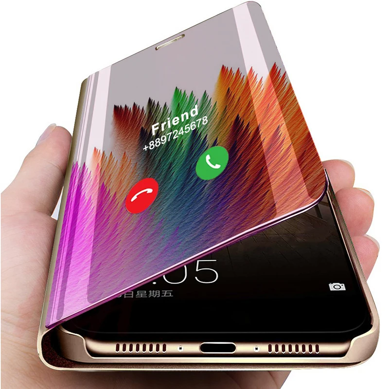 Зеркальный чехол для samsung note 10 lite Защитная пленка экрана galaxy A01 A11 A21 A41 A70E M90S A91 A81 A31