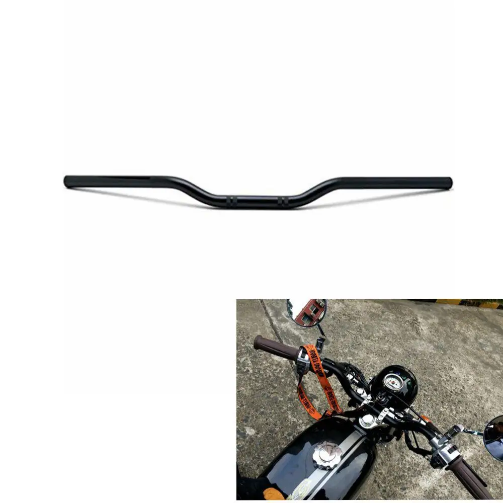 

Motorcycle Handlebar Handle Bar 22mm 7/8" Motorbike Accessory Metal Retro Vintage Cafe Racer Curve Bend Custom Refit Drag Bar