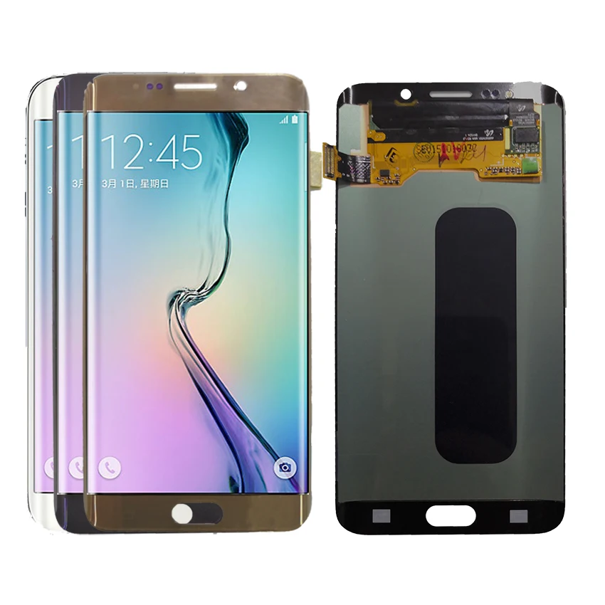 

AMOLED Display For SAMSUNG Galaxy S6 edge Plus LCD Display G928 G928F Touch Screen Digitizer Phone Parts Original OLED Display