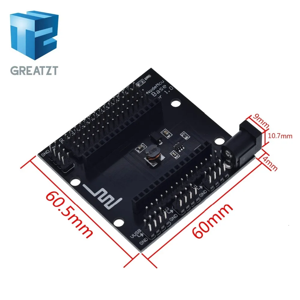 GREATZT NodeMcu подходит для Node MCU база ESP8266 тестирование DIY макет базовый тестер подходит для NodeMcu V3