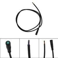 ebike 5 pin male female conversion convert line waterproof extension cable wire for throttle display ebrake light