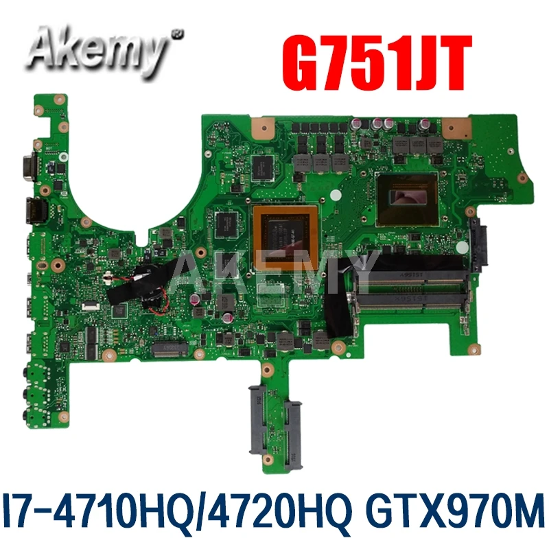 Материнская плата для ноутбука Amazoon ROG G751JT For Asus G751JY G751JL G751J G751 протестированная