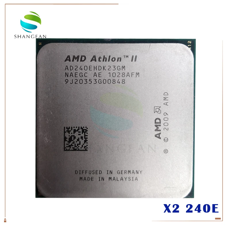 Бесплатная доставка для AMD Athlon X2 240e 240E 2 8 ГГц двухъядерный ЦПУ процессор AD240EHDK23GM