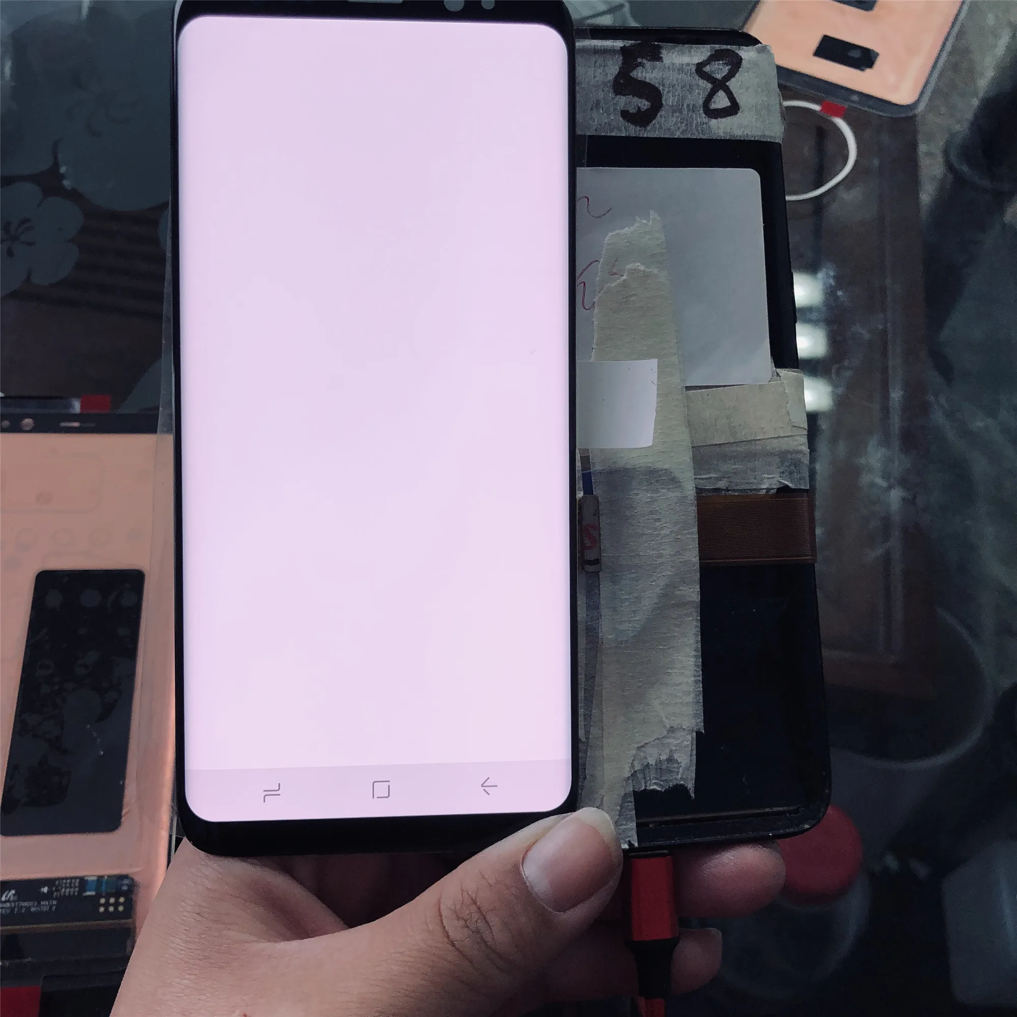 Оригинальный ЖК дисплей SUPER AMOLED S8 для SAMSUNG Galaxy G950 G950F Plus G955 G955F сенсорный экран