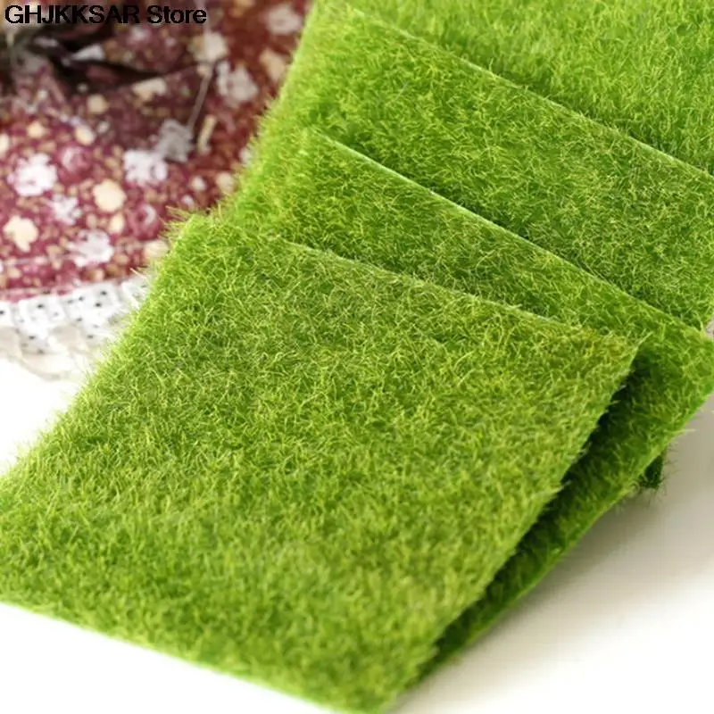 Искусственный мох для творчества искусственные растения декоративная газон