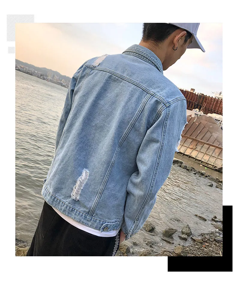 Мужская джинсовая куртка синяя приталенная ВИНТАЖНАЯ ДЖИНСОВАЯ КУРТКА