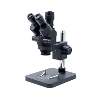 kailiwei 7x 45x hd factory direct sale universal stereo trinocular microscope for phone pcb cpu soldering watch