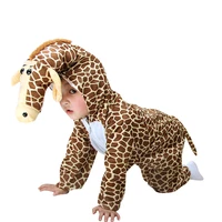cartoon animal cosplay costumes giraffe panda snake duck kids gift jumpsuit childrens day dress