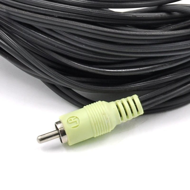 Подержанный зеленый провод для динамика RCA к болой задней левой камере LR 15 м/50