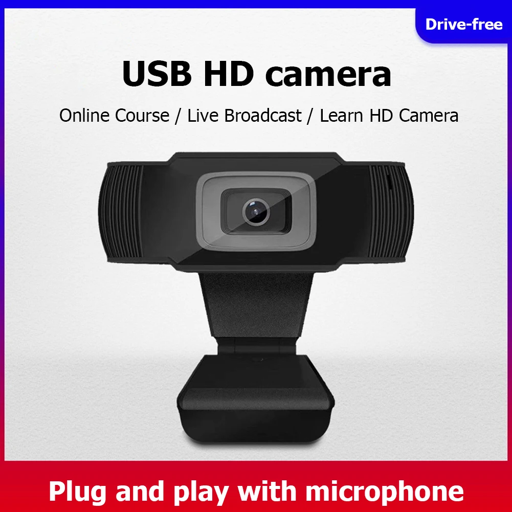 

480P 720P 1080P HD Web Camera USB Webcam with Microphone for Windows 10 8 7