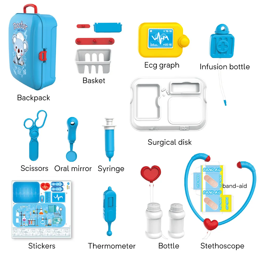 Классические игрушки для детей 17 шт. набор детских игрушек ролевых игр