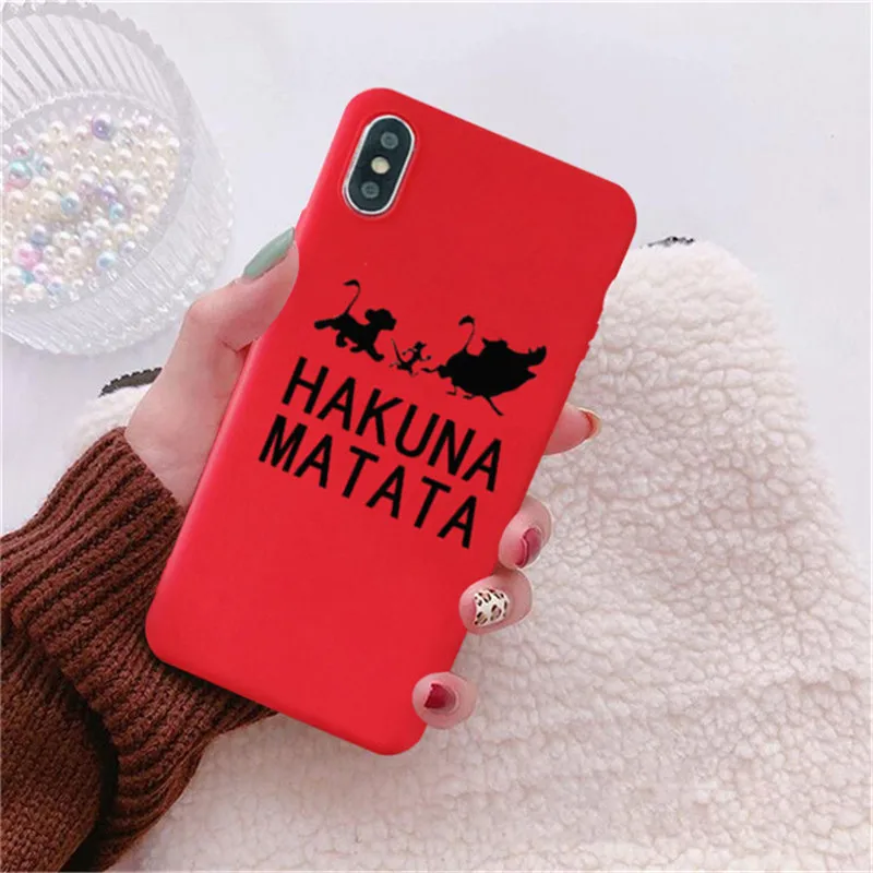 Style 3 GYKZ Cool Lion King Pumba чехол для iPhone XS MAX X XR 11 Pro 7 8 6 6s Plus Hakuna матовый Мягкий силиконовый чехол для телефона Fundas - Цвет: Style 3