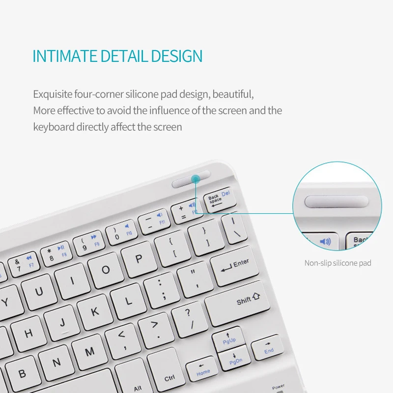 

Portable Mini Wireless Bluetooth Keyboard with Touchpad Universal For All 7-10 inch Android Tablet iPad Smartphones