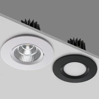 lighting lamp led recessed downlight 5w 9w 12w 15w dimmable spot led lighting fixture angle adjustable indoor ceiling lamp