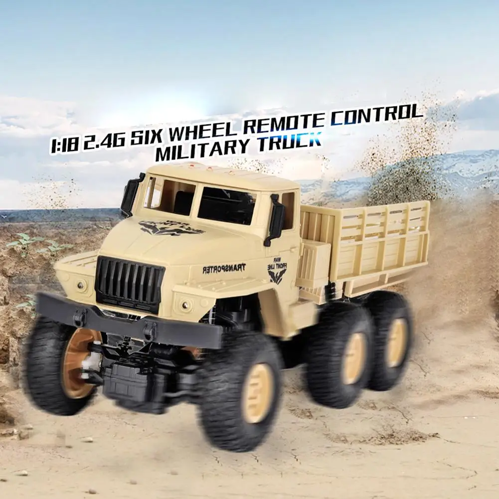 1/16 RC военный грузовик 6 колесный привод дистанционного управления внедорожный Радиоуправляемый автомобиль модель дистанционного управления альпинистская машина детская игрушка подарок