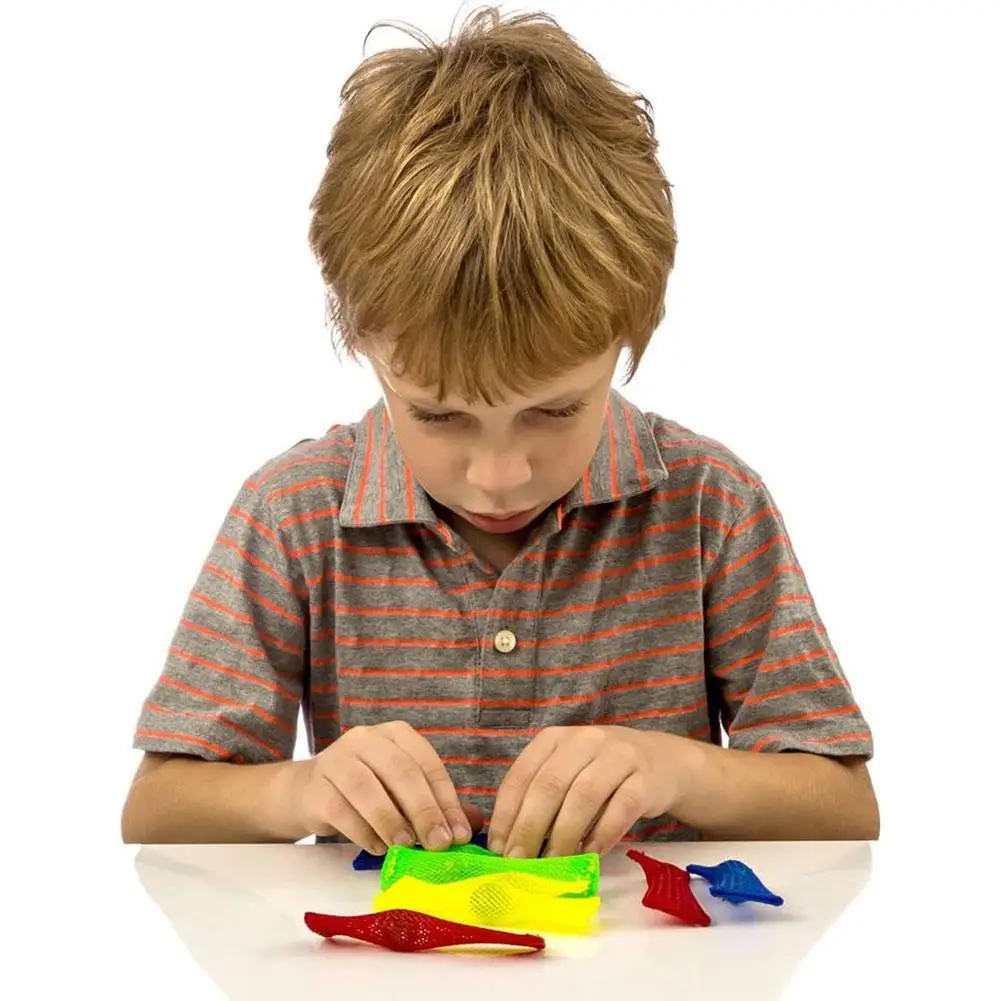 

Sensory Toys Marbles Ball Autism ADHD Anxiety Therapy Toys EDC Stress Relief Hand Fidget Toys Braided Mesh Easy Bend With Marble