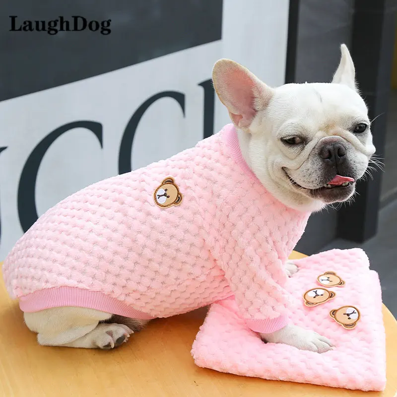 

Soft Fleece Pet Dog Clothes Warm Winter Dog Coat Sweater Clothing For Small Medium Dogs Cat Costume Chihuahua French Bulldog Pug