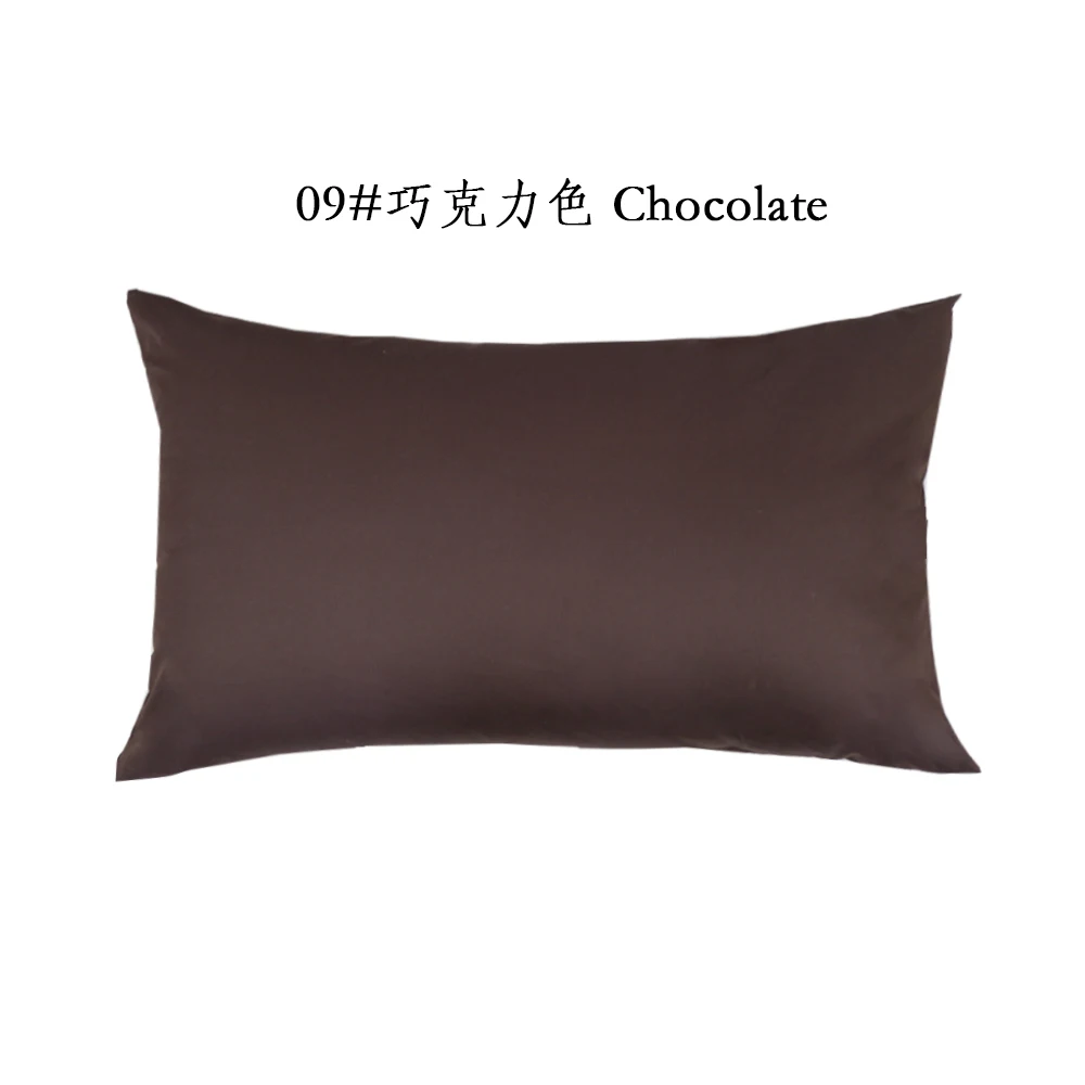 Хлопковый чехол для подушки сна супер мягкий однотонный постельное белье дома и