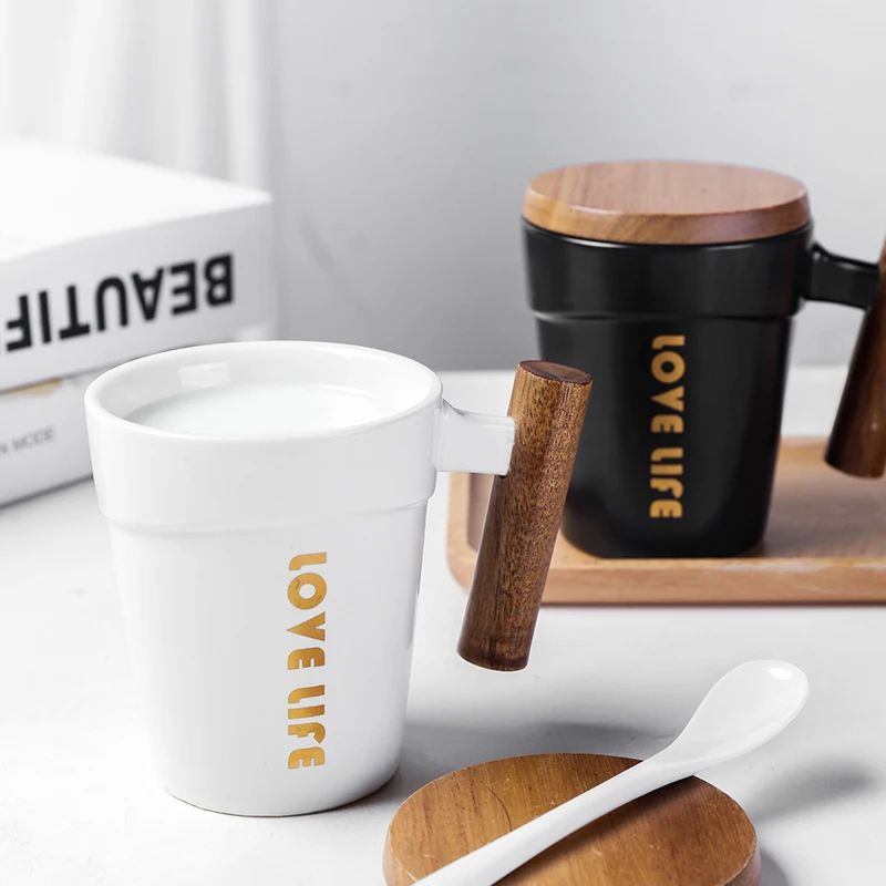 Портативная керамическая кофейная кружка для офиса и путешествий белые