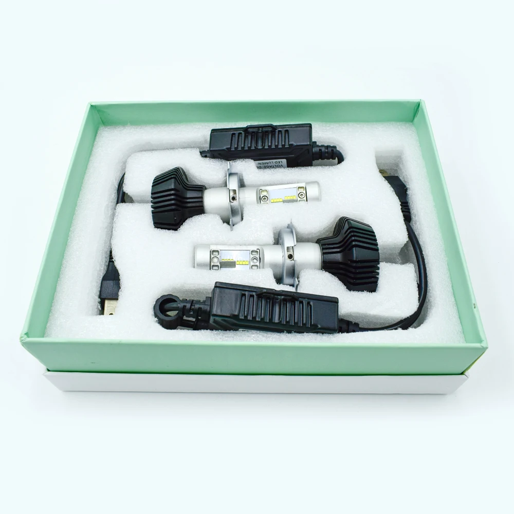 2 шт. 12 В 24 Автомобильные фары H4 LED H7 H1 H3 H11 HB3 HB4 9004 9005 9006 72 Вт 8000LM 6000 К лампочки |