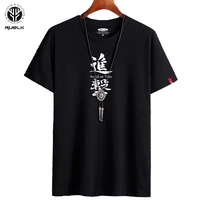 summer mens t shirt trend fashion personality creative chinese text printing round neck street wear large size mens t shirt to