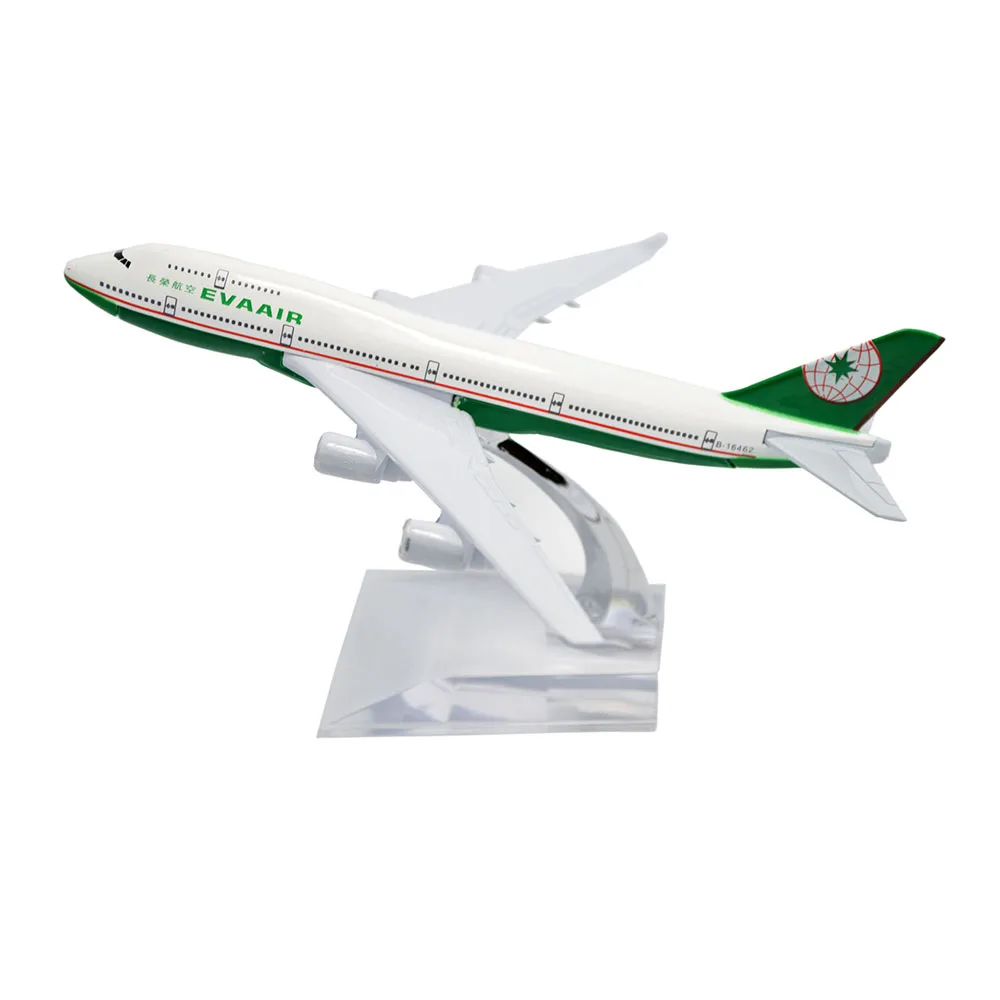 

Династия Тан (TM) 1:400 16 см Боинг B747-400 EVA воздушная металлическая модель самолета Игрушечная модель самолета