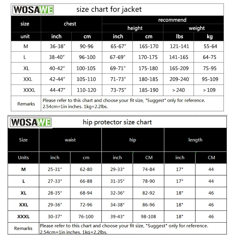 WOSAWE куртка для защиты всего тела мотоциклетная Защитная броня мотокросса гонок